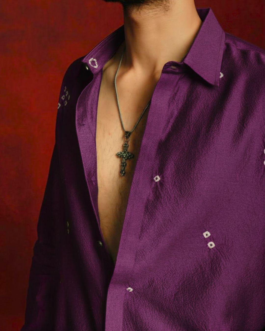 Jamun Bandhej Shirt