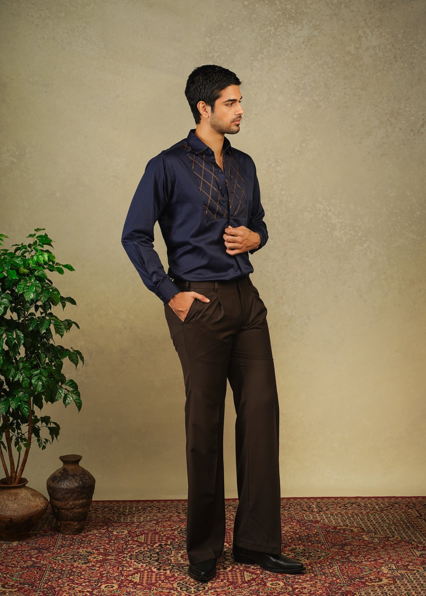 Leather Signature Shirt
