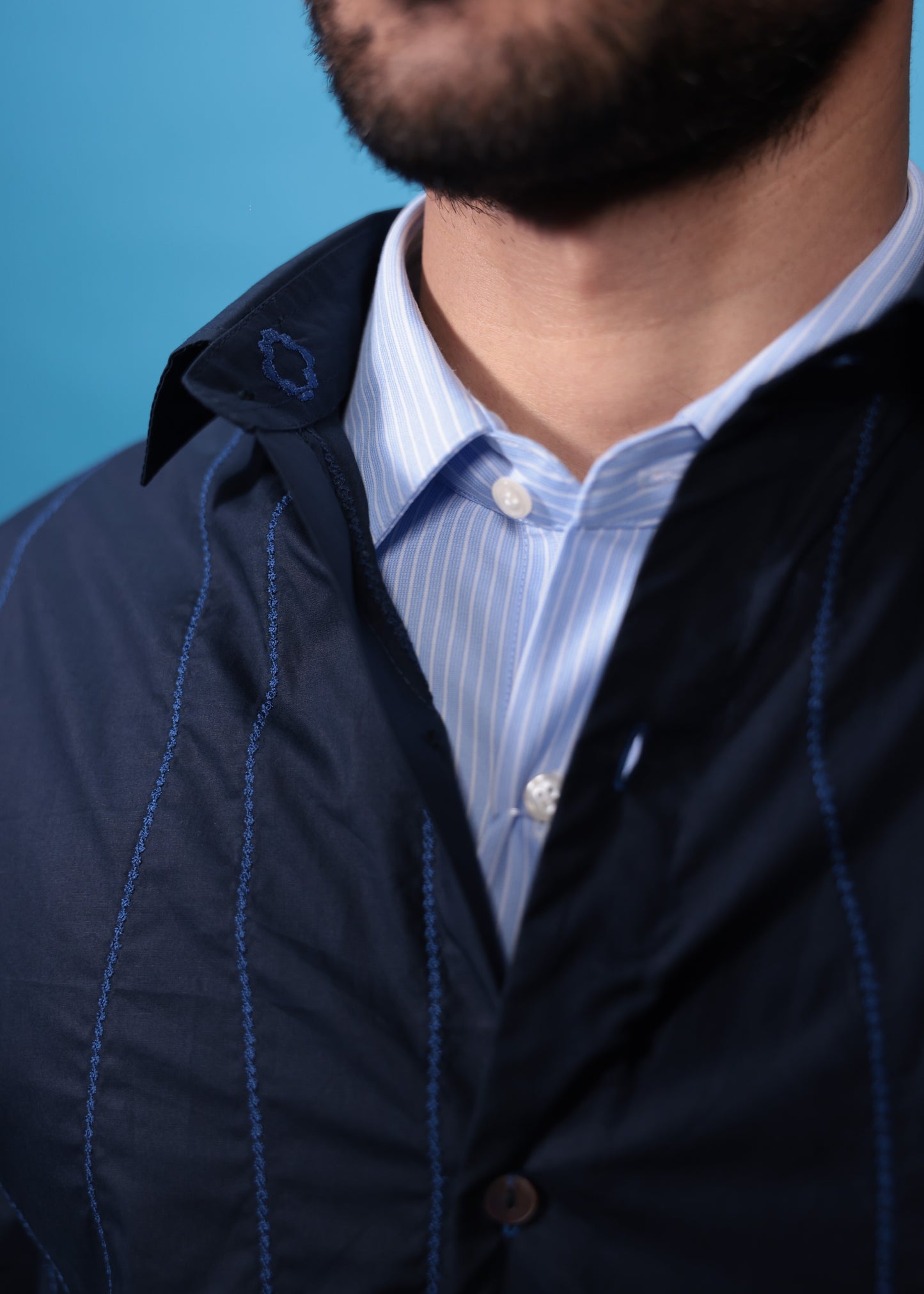 Cobalt Swirl Shirt
