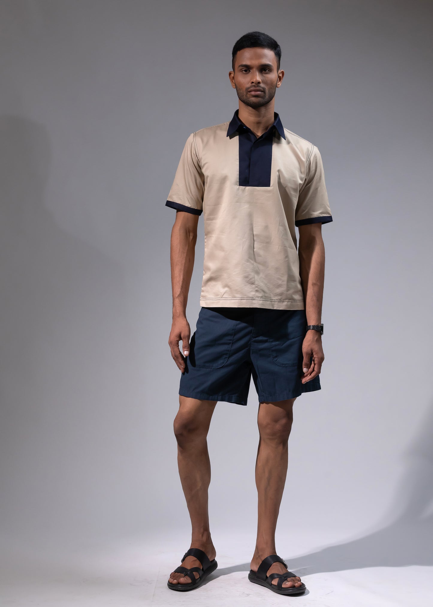 Neutral Drift Polo Shirt