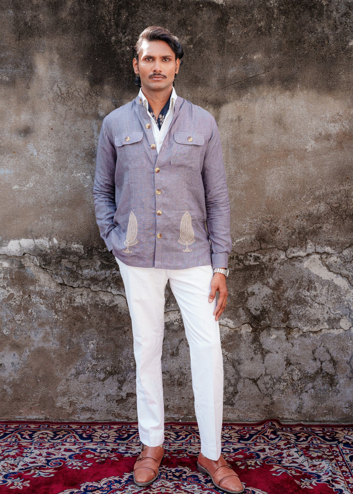 Grey Safari Shirt