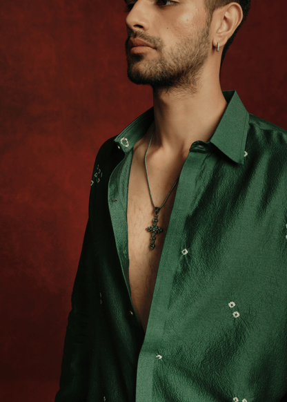 Panna Bandhej Shirt