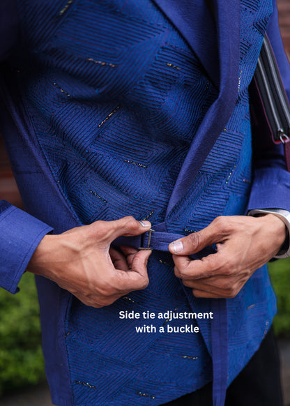 Side Tie Buckle Shirt