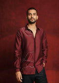Sindoori Bandhej Shirt