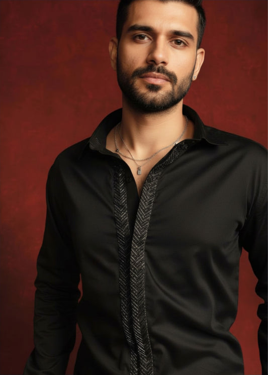 Nightfall Drip Black Shirt