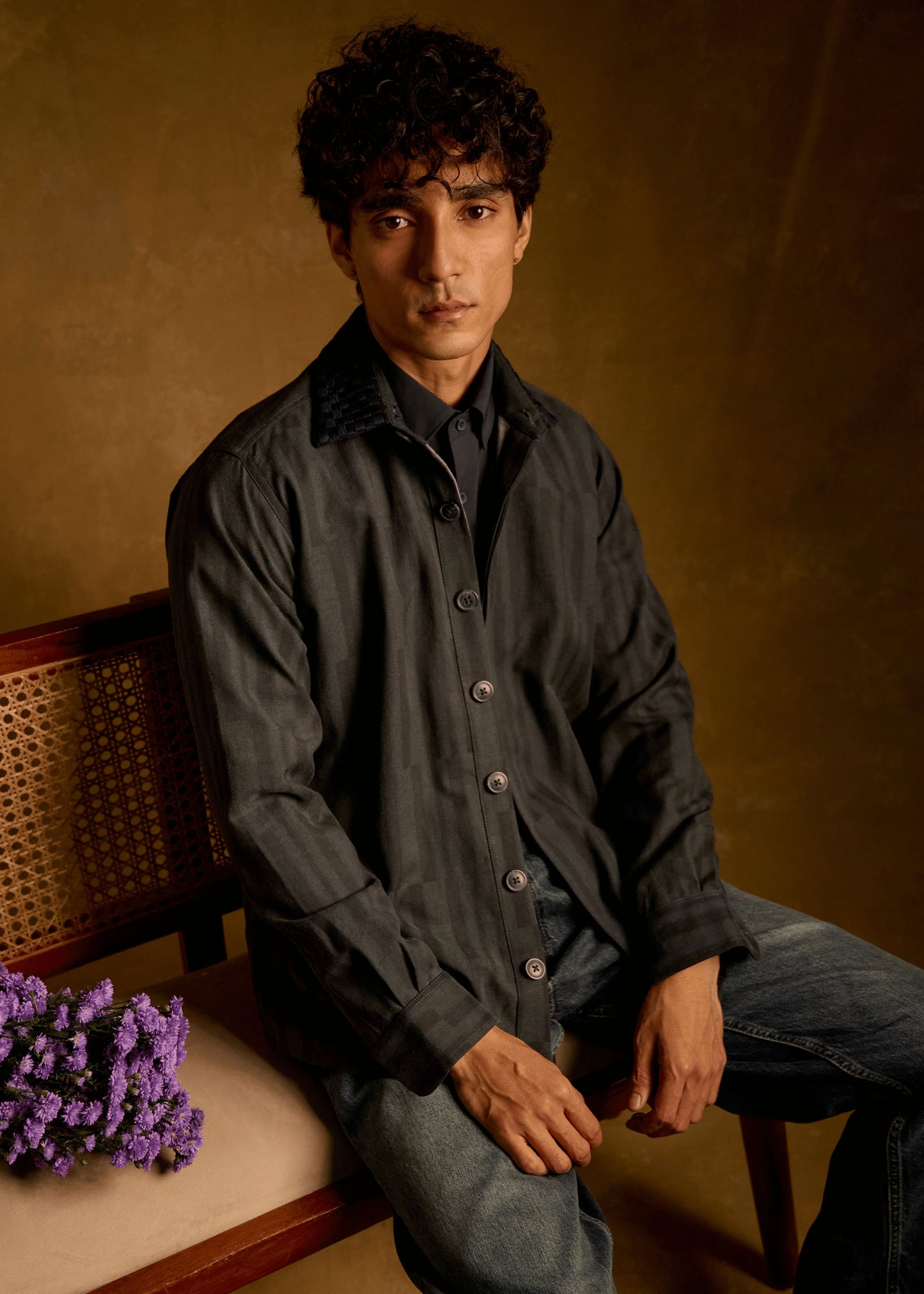 Braided Noir Shacket