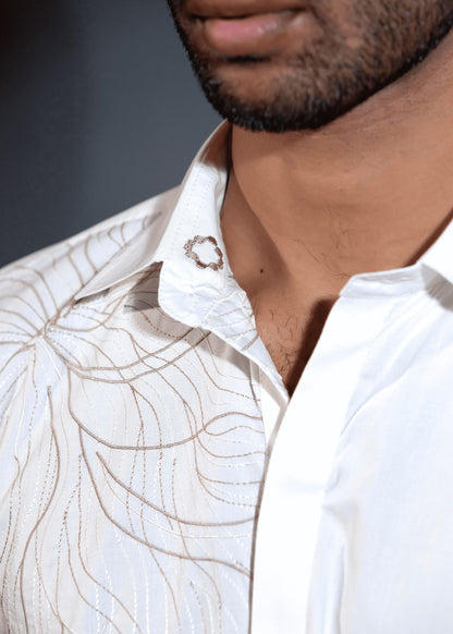 Monaco Gala White Shirt