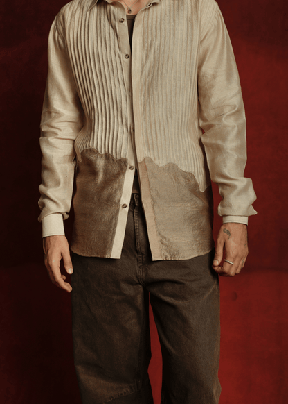 Graphite Grove Beige Shirt