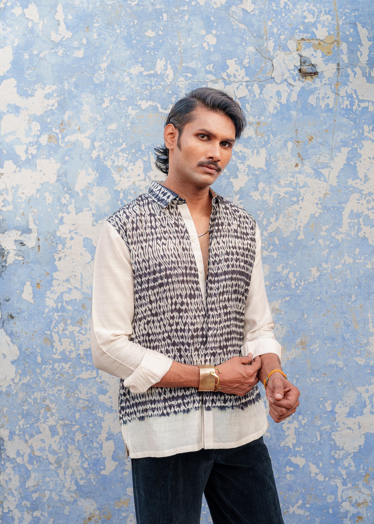 Black Shibori Shirt