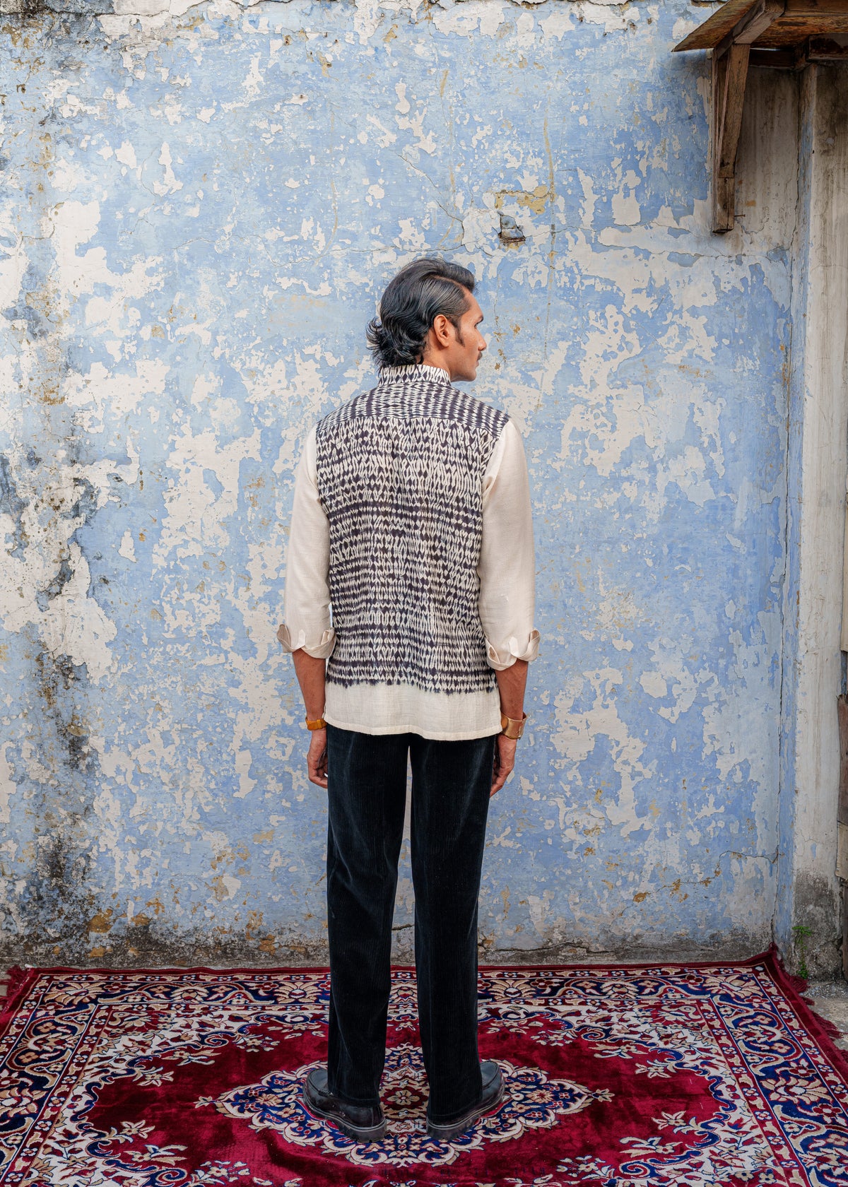 Black Shibori Shirt