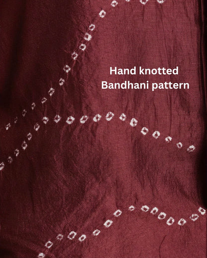 Sindoori Bandhej Shirt