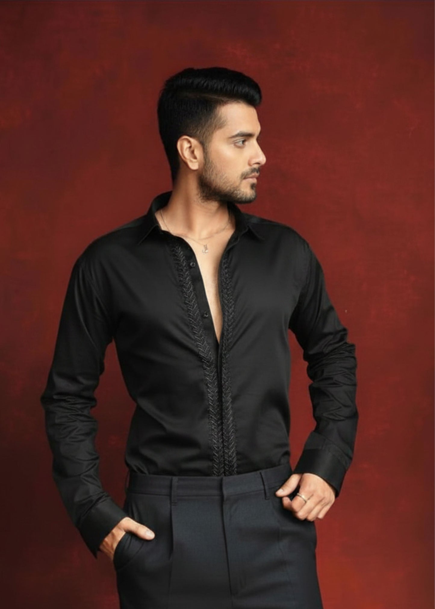 Nightfall Drip Black Shirt