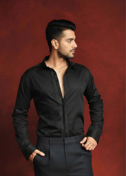 Nightfall Drip Black Shirt
