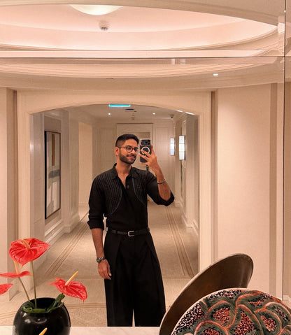 Cairo Kantha Linen Shirt