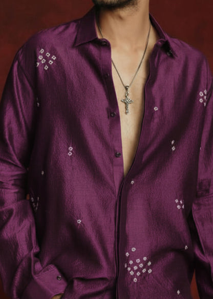 Jamun Bandhej Shirt