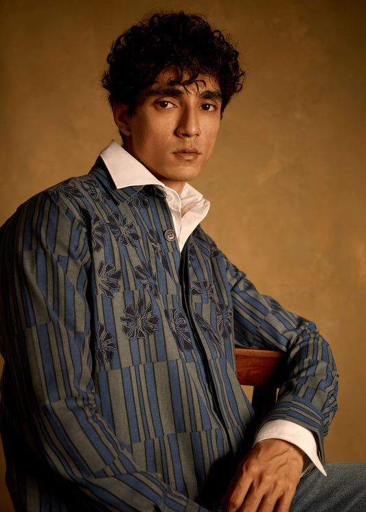 Meridian Bloom Shacket