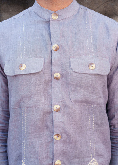 Grey Safari Shirt