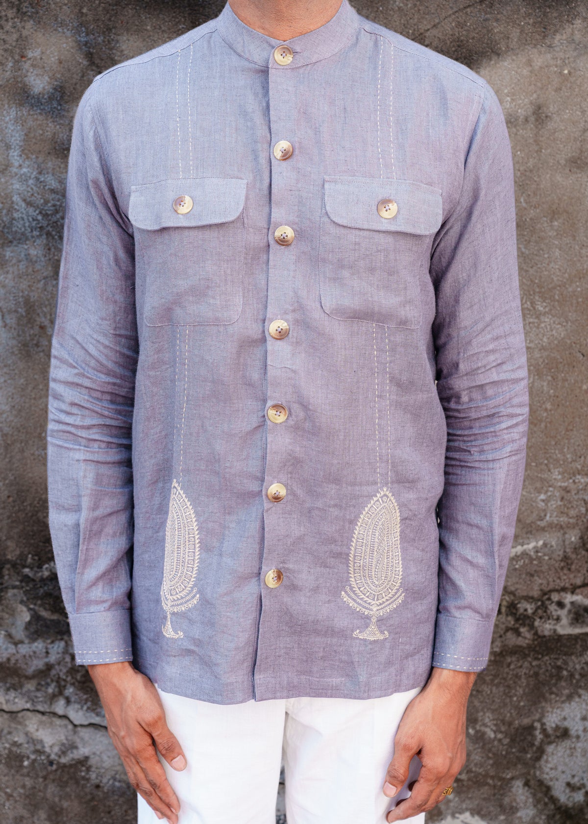 Grey Safari Shirt