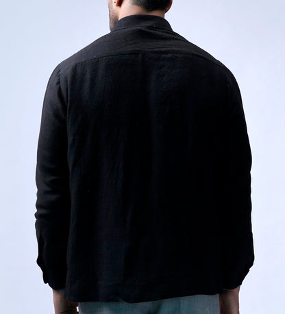 Cairo Kantha Linen Shirt