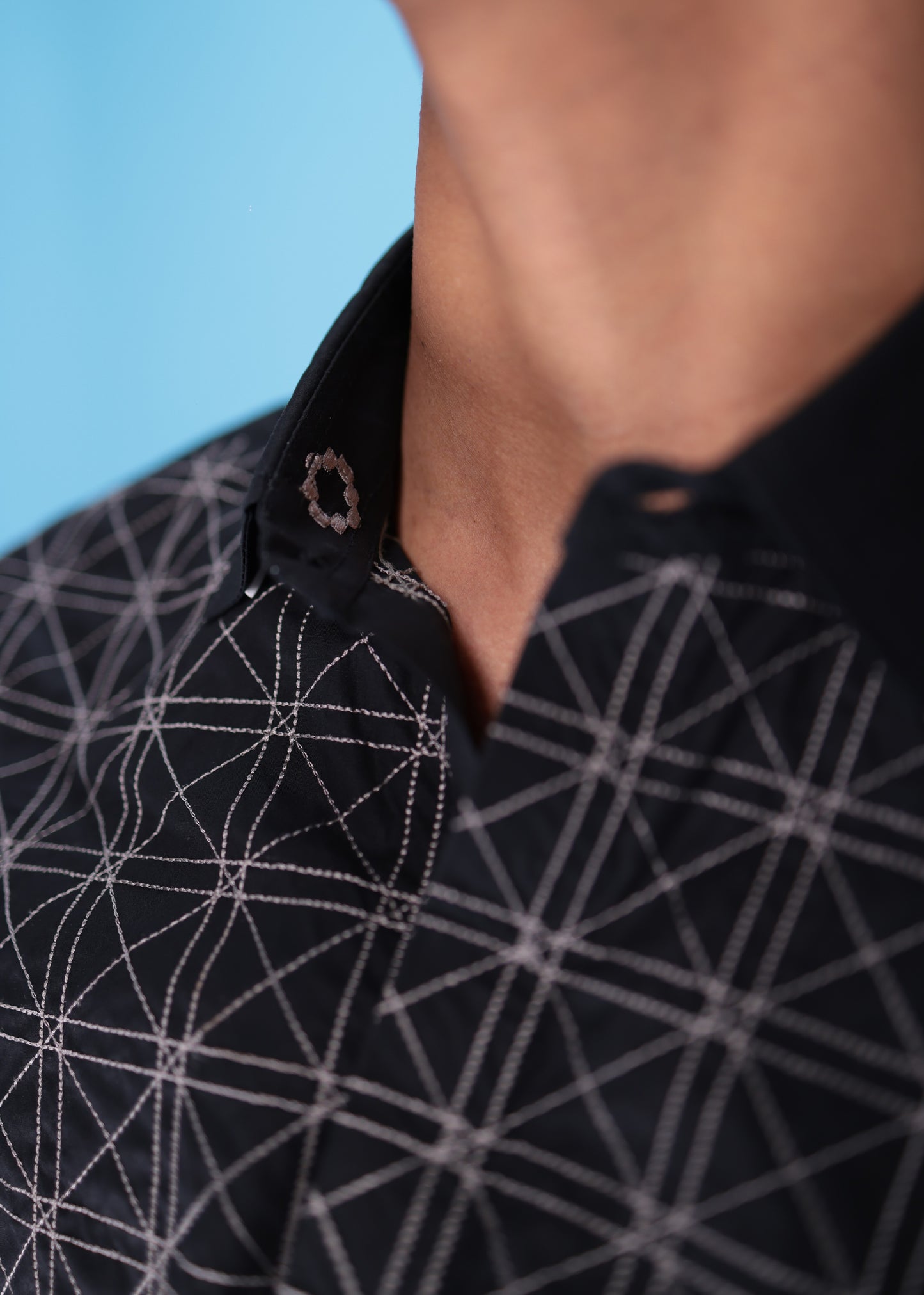 Charred Grid Shirt