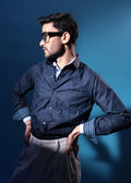 Cobalt Swirl Shirt