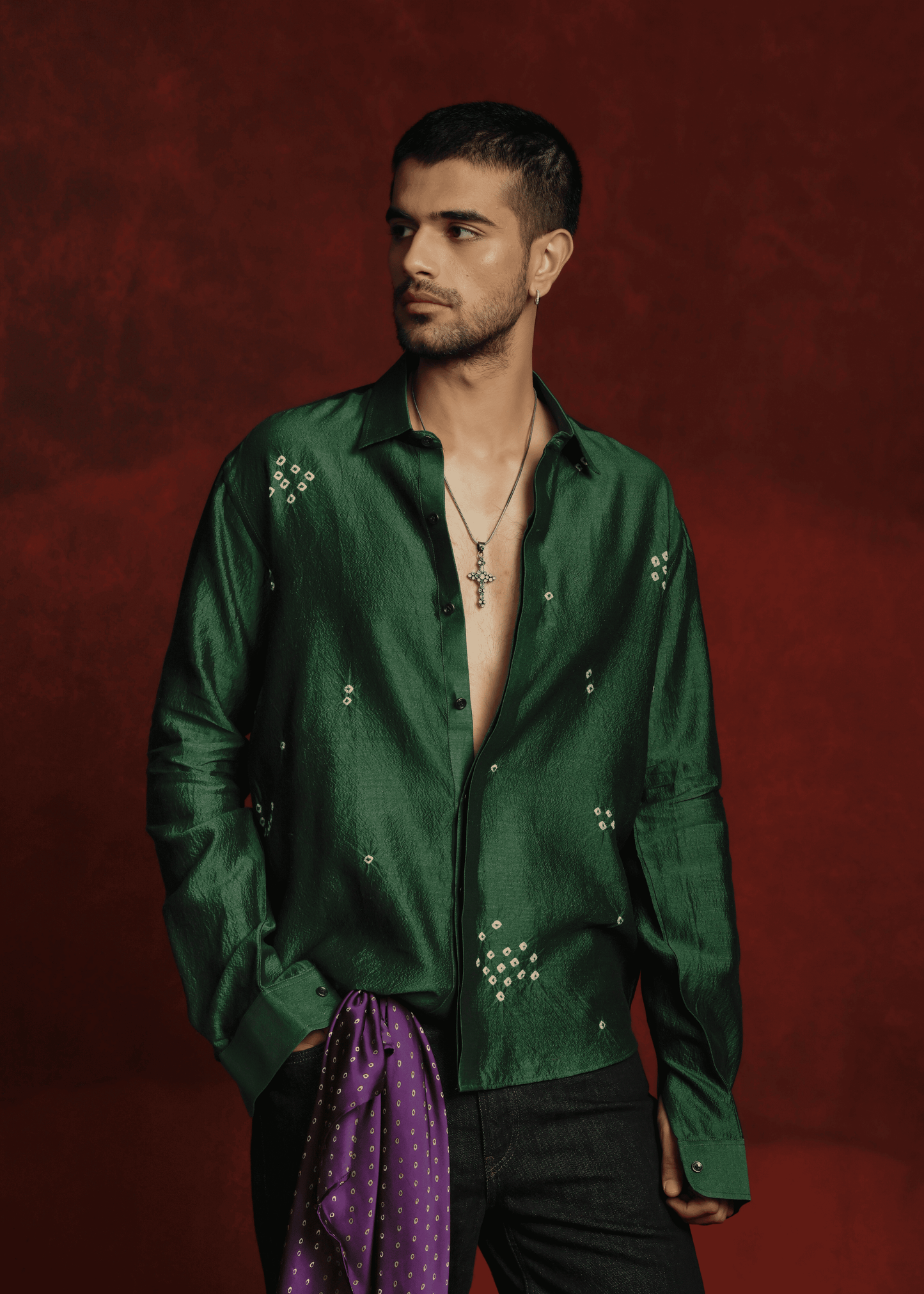 Panna Bandhej Shirt