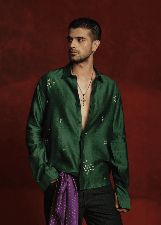 Panna Bandhej Shirt